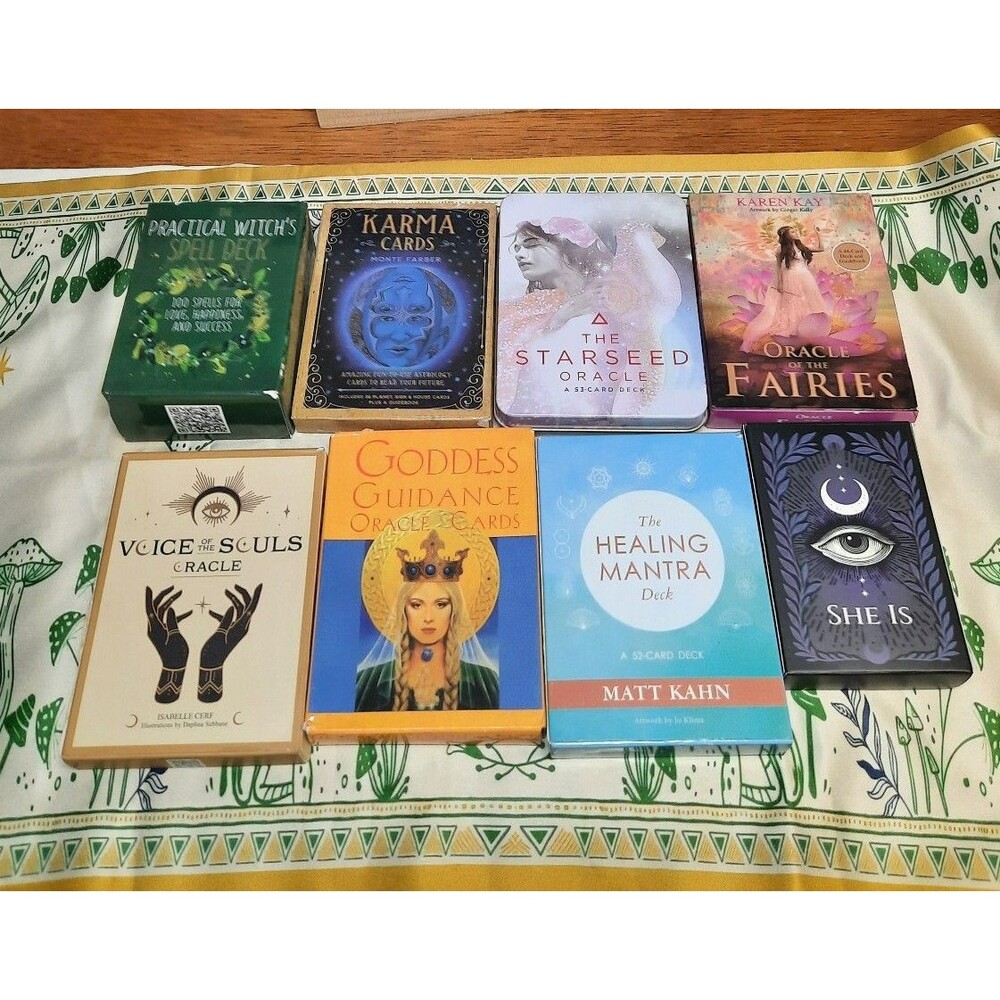 *USED* 8 Deck Spiritual Oracle & Spell Bundle